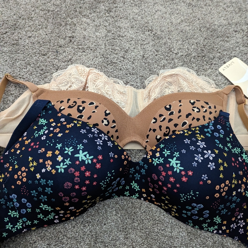 3 **NWT** Lively and Knix Bras